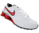 Tênis Nike - Tênis Nike Shox Classic Branco e Vermelho