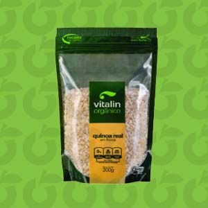 Quinoa Real Orgânica em Flocos 200 Gramas Vitalin