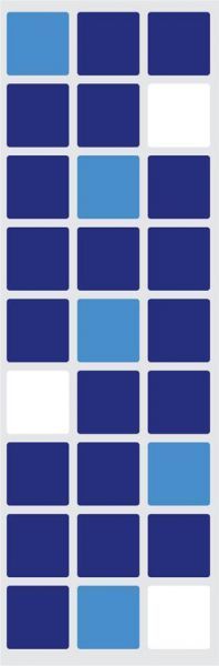 Pastilha yes color blue