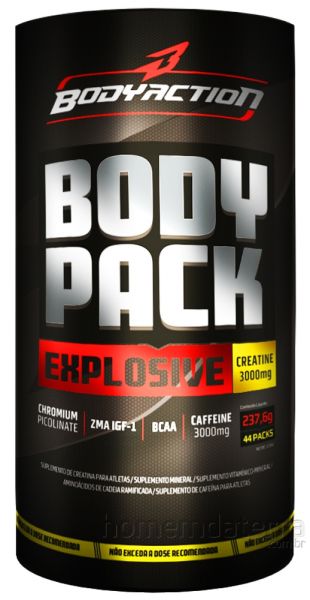 Body Pack Explosive - 44 Sachês - Black Séries - 237,6g - Body Action.