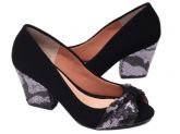 Sapato Peep Toe Feminino (Ref: SM33.558A)