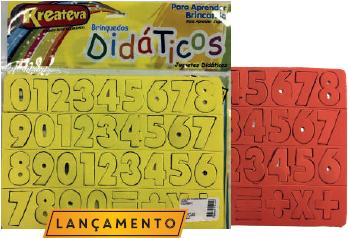 2 CARTELAS DE NUMEROS 40MM