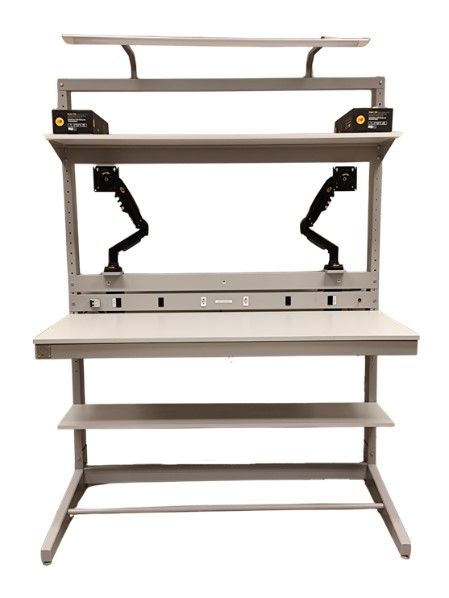 Bancada School Eletronic Hardware 2000 2000 (A) x 1500 (C) x 700 (L) mm Completa