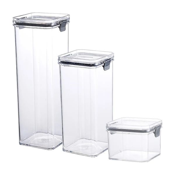 Kit de Potes Herméticos Coza Lock 3 Peças