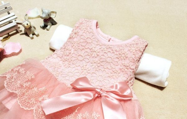 Vestido Infantil Baile Bebê Princesa Algodão Bordado