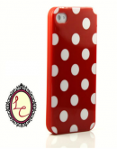 Case Polka Dots Vermelha - iPhone 5/5S