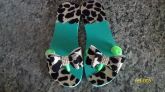 CHINELOS FEMININOS  FLAT BORDADO COM LONITA