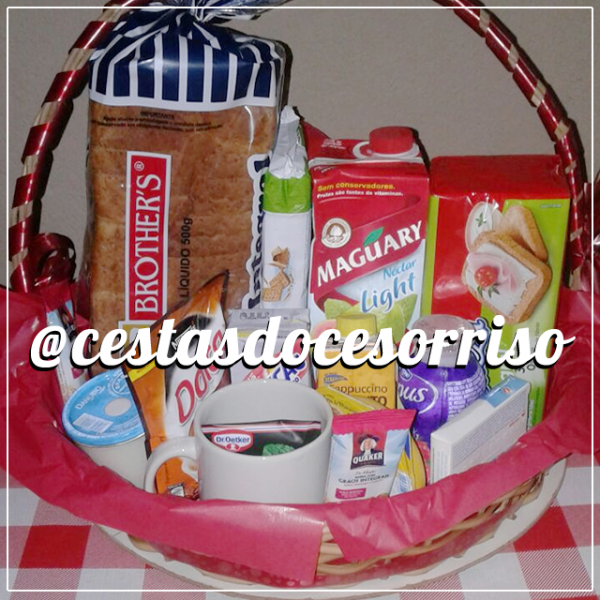 Cesta de Café da Manhã Light para 1 Pessoa