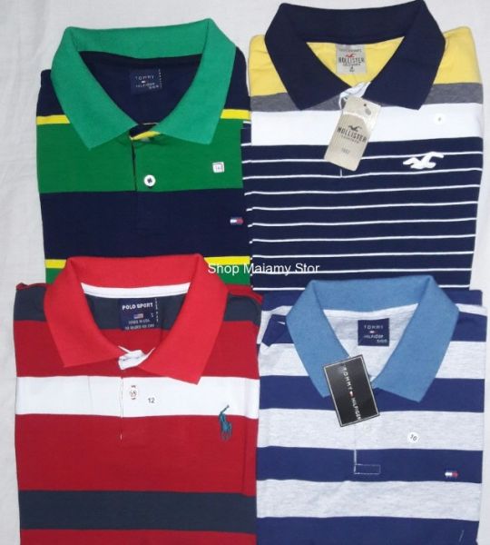 Polo Infantil Masculina Malha Piquet - 10 Peças