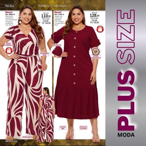 Plus Size Feminino
