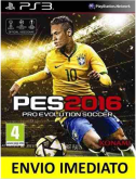 Jogo ps3 Pes 2016 Midia digital Conta psn em Portugues