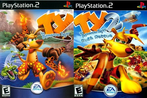 Kit 2 Jogos Ty The Tasmanian Tiger Collection