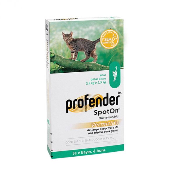 Profender Gatos de 0,5 A 2,5 Kg