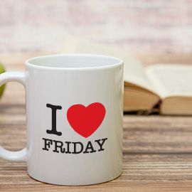 Caneca '' I love Friday''