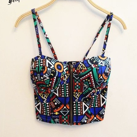 Cropped Verde com Preto