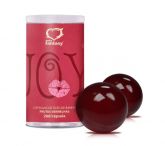 Bolinha Beijável  sabor frutas vermelhas Contém 2 unidades.