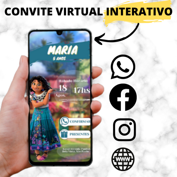 Convite Interativo encantado