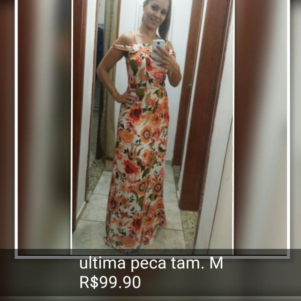 VESTIDO LONGO ESTAMPADO