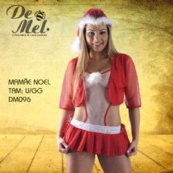 FANTASIA FEMININA DE MEL MAMAE NOEL - DE MEL / DM096