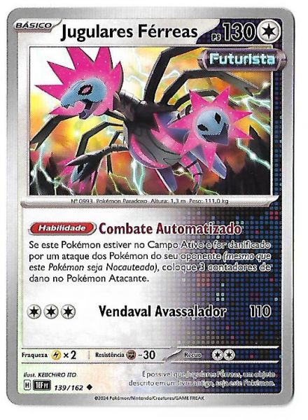 Pokemon Jugulares Férreas Escarlate e Violeta Forlas Temporais