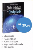 Bíblia de Estudo do Discipulado