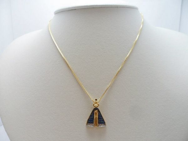 Pingente Nossa Senhora Cravejado