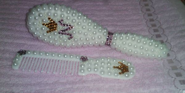 Kit Escovinha Menina com Inicial