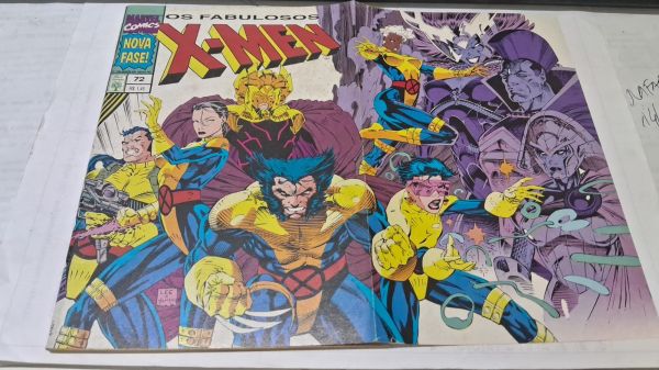 Coleção Gibis Antigos X-Men Abril 54 55 57 72 81 Formatinhos
