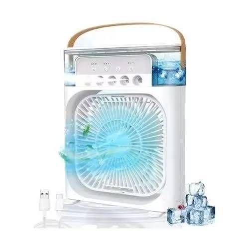 Climatizador Ventilador Umidificador De Ar Usb Com Luz Led POTENTE