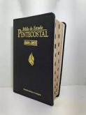 BÍBLIA DE ESTUDO PENTECOSTAL COM HARPA CRISTÃ.