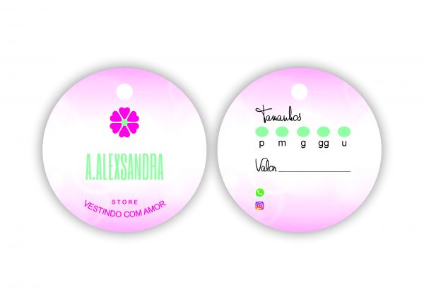 Store 5cm x 5cm (Frente e Verso)