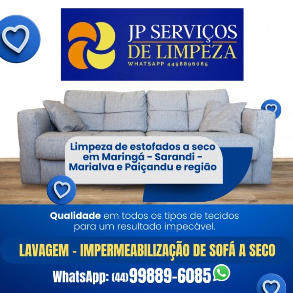Atendimento Domiciliar para Limpeza de Estofados em Maringá PR