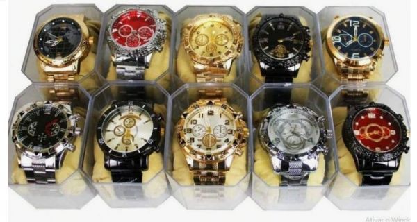 kit 5 relogios pra revendas