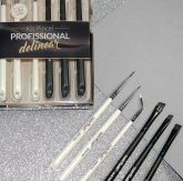 Kit de pincéis Profissional delinear Macrilan