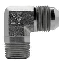 C6-18- Adap. Cot. 90º Macho NPT x Macho JIC