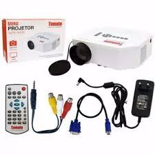 Mini Projetor Multimídia 200 Lumens MPR-9009 - Tomate