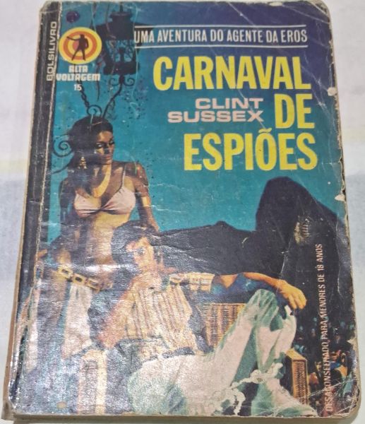 Bolsilivro Alta voltagem 15 Clint Sussex Carnaval de espiões