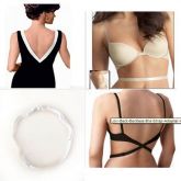 Extensor De Sutiã Seios Bare Lift Bra Strap Converter