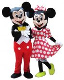 Mickey e Minnie Mascote - 2 Peças