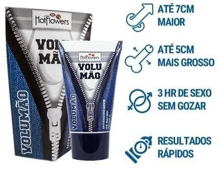 Gel Excitante Masculino Volumão 25gr Hot Flowers