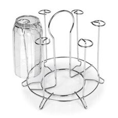 SECADOR DE COPOS REDONDO P/6COPOS