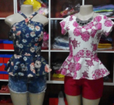 Blusa Peplum Alcinha Cruzada