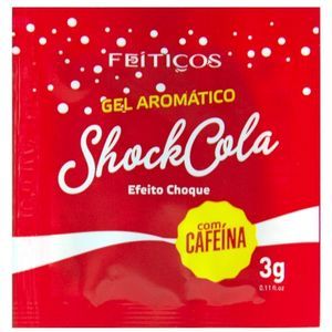 SHOCK COLA GEL EXCITANTE COM CAFEÍNA SACHE 03GR FEITIÇOS