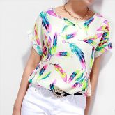 Moda Luxo: Blusa Chifon, de Ótima Qualidade. Frete Grátis.