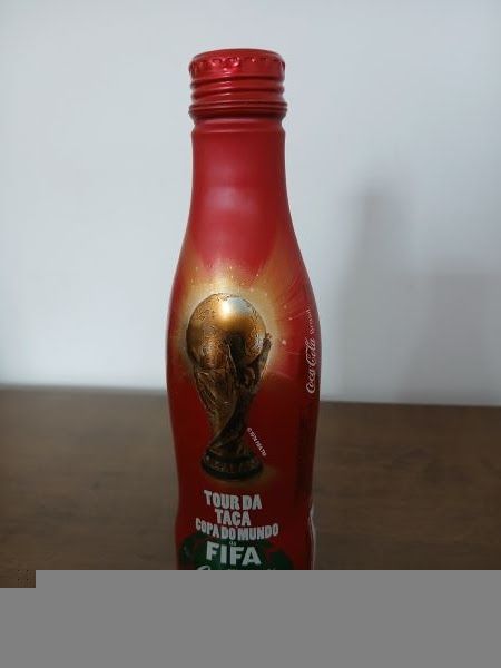 GARRAFINHA DE ALUMINIO COMEMORATIVA DA COCA COLA.