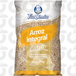 Arroz Integral 500 Gramas Tia Sônia