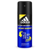 ADIDAS SPORT ENERGY DEO MASC 150ML COD 867280