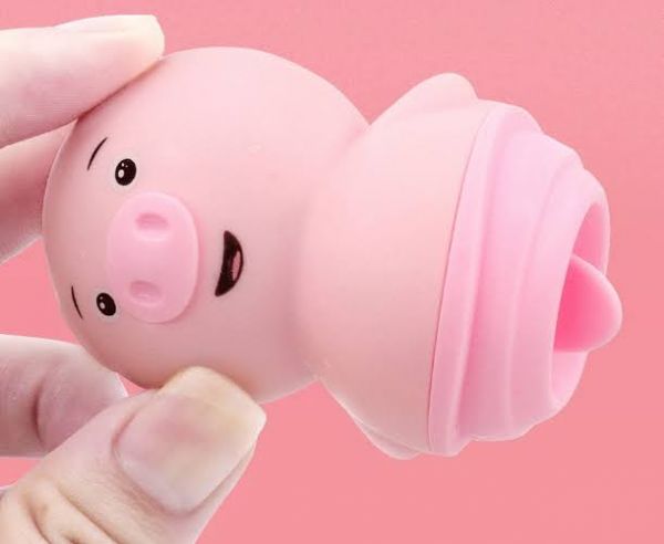 VIBRADOR PORQUINHO LINGUINHA 6 VIBRAÇÕES USB