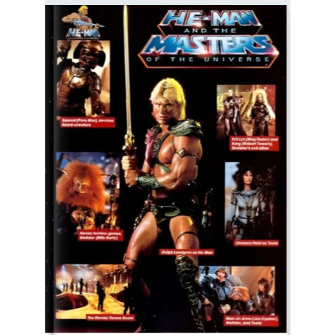 HE-MAN-MASTERS OF THE UNIVERSE-DOLPH LUNDGREN-PHOTOBOOK -FOTOS RARAS DO FILME DE 1987-CAPA DURA--20