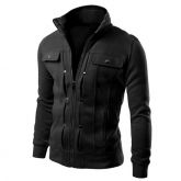 Blusa Moletom Sudaderes Com Zíper (Importado)